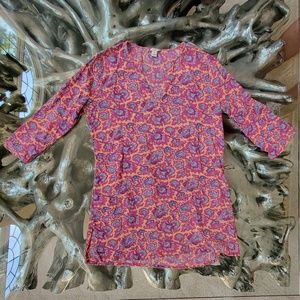 J.Crew Swimsuit Cover Up Gauze Tunic - Medium